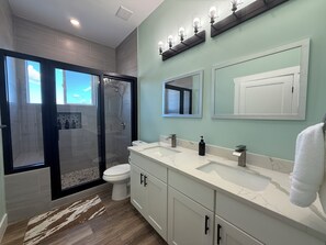 Towels, soap, toilet paper