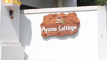 Voorkant van accommodatie