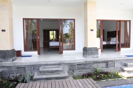 Terraza o patio. Ayuna Cottages