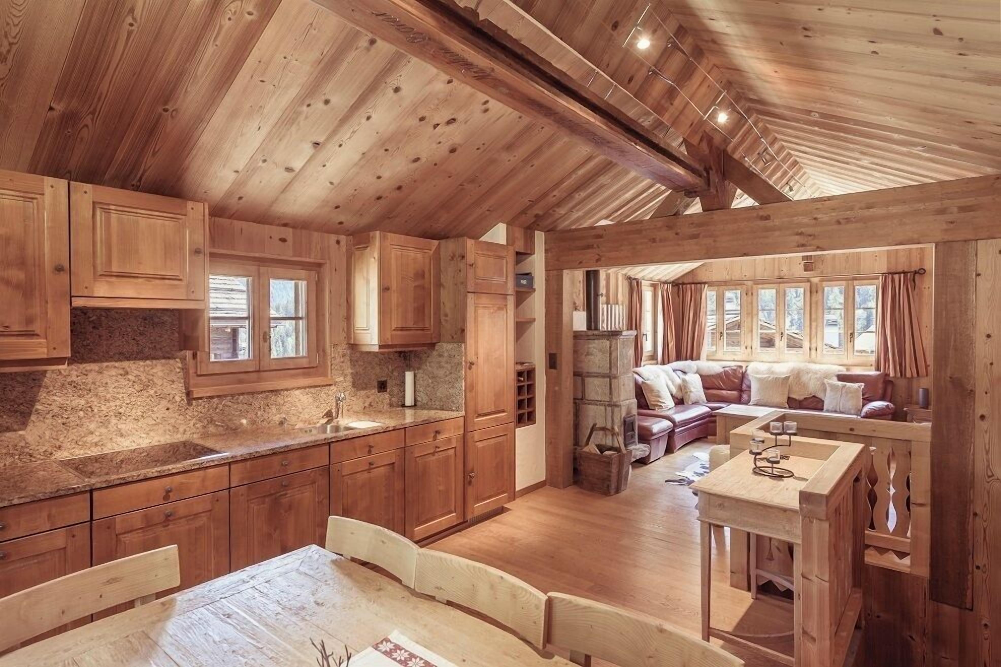 4-room Chalet For 6 People In The Heart Of The Old Village Of Grimentz: 1 Bedroom With Double Bed An - Zinal