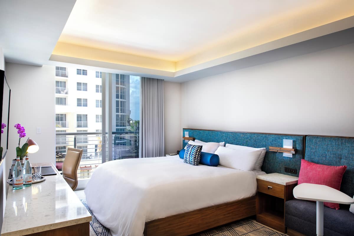 Classic Studio Suite, 1 King Bed, Non Smoking, Balcony | Living area | 50-inch flat-screen TV with cable channels