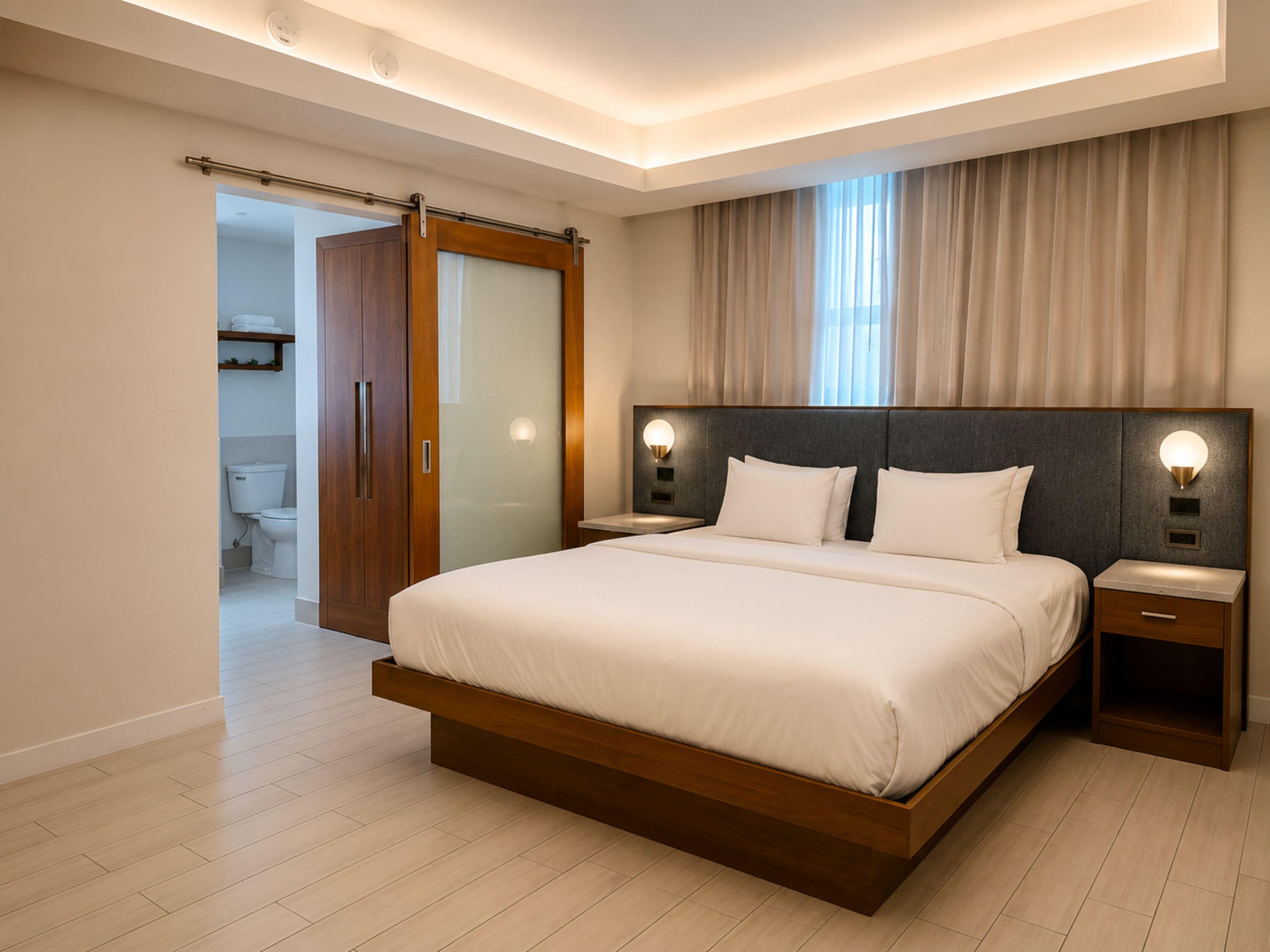Signature Studio Suite, 1 King Bed, Non Smoking, Balcony | In-room safe, laptop workspace, iron/ironing board, cribs (free)