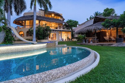 Family Friendly Oceanview Villa with Private Pool and Waterslide