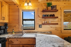 House, 1 Bedroom | Private kitchen - P-bay The Roost 1 Bedroom Home (Branson West)