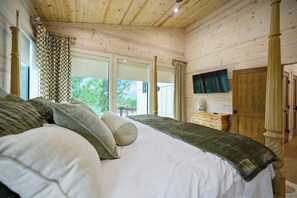 Internet, bed sheets - Lazy B|4+BD|5.5BTH|SLP 18|Hot Tub|VIEWS|EV Charger (Broken Bow)