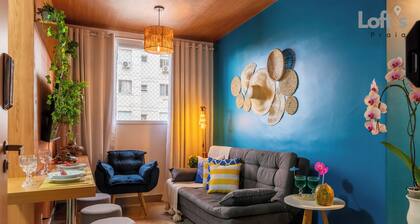 Cozy apartment in the South Zone of UberlĂąndia-MG - near Praia Clube.