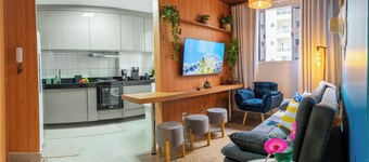 Cozy apartment in the South Zone of Uberlândia-MG - near Praia Clube.