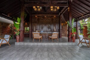 Zona de estar del vestíbulo