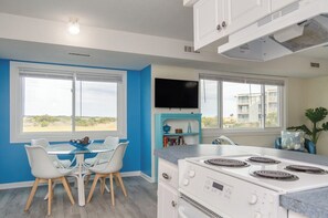 Fridge, microwave, oven, stovetop - 1BR on North End with Views! (Carolina Beach)