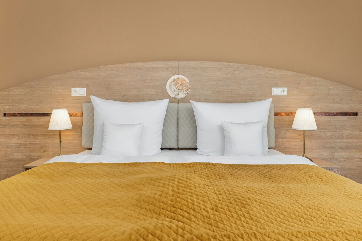 Chambre Double Standard, balcon, vue jardin