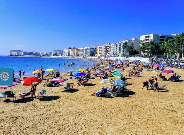 Beach nearby - Apartment on Avenue de la Mancha, across from the pool and a 15-minute walk to the beach (Torrevieja)