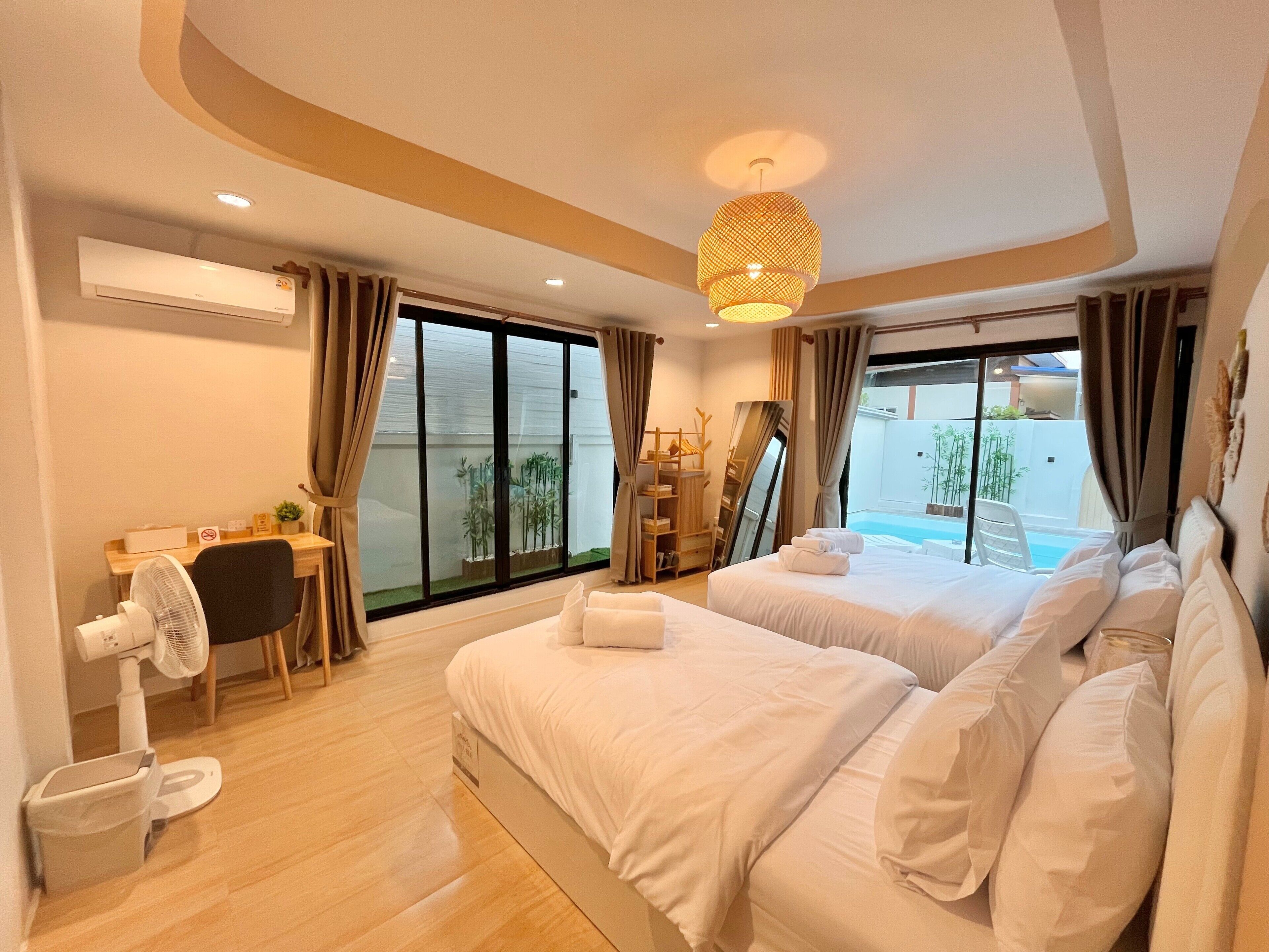 Bügeleisen/Bügelbrett, kostenloses WLAN, Bettwäsche