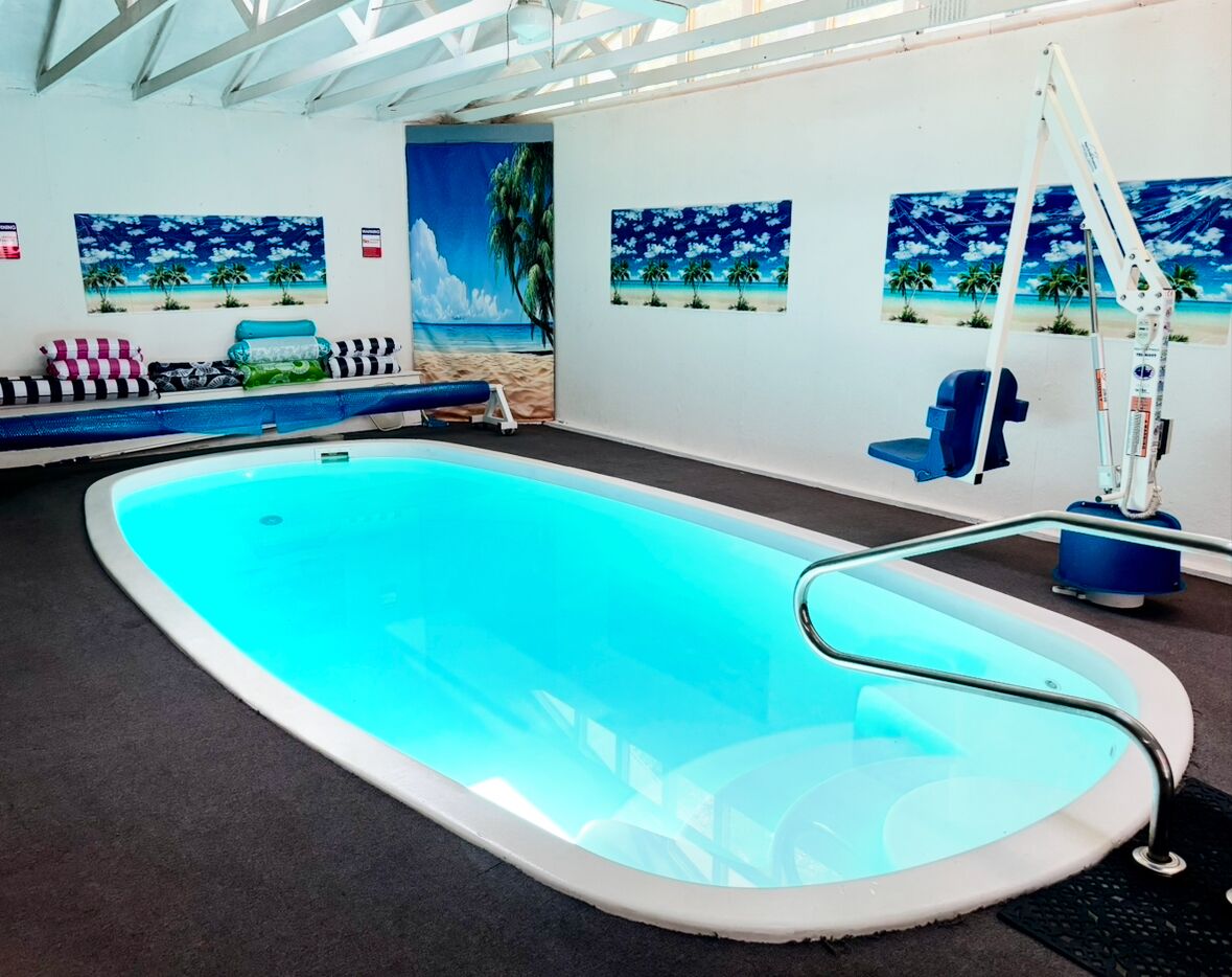 Piscina interna, piscina aquecida