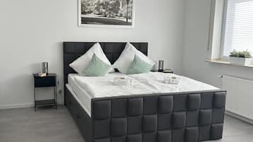 Desk, iron/ironing board, travel crib, free WiFi