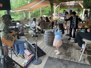 Restauration en plein air