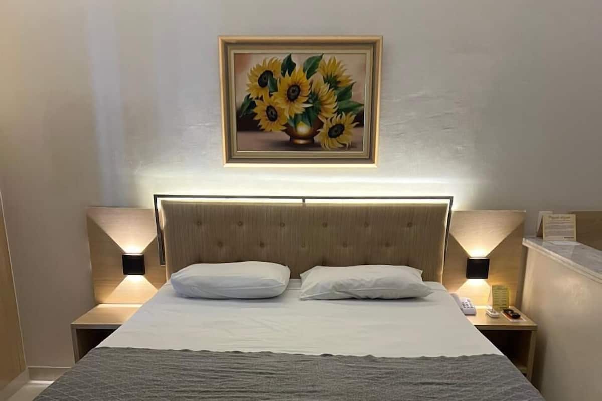 Superior Suite, 1 Bedroom, Private Bathroom, Pool View | Desk, laptop workspace, free WiFi