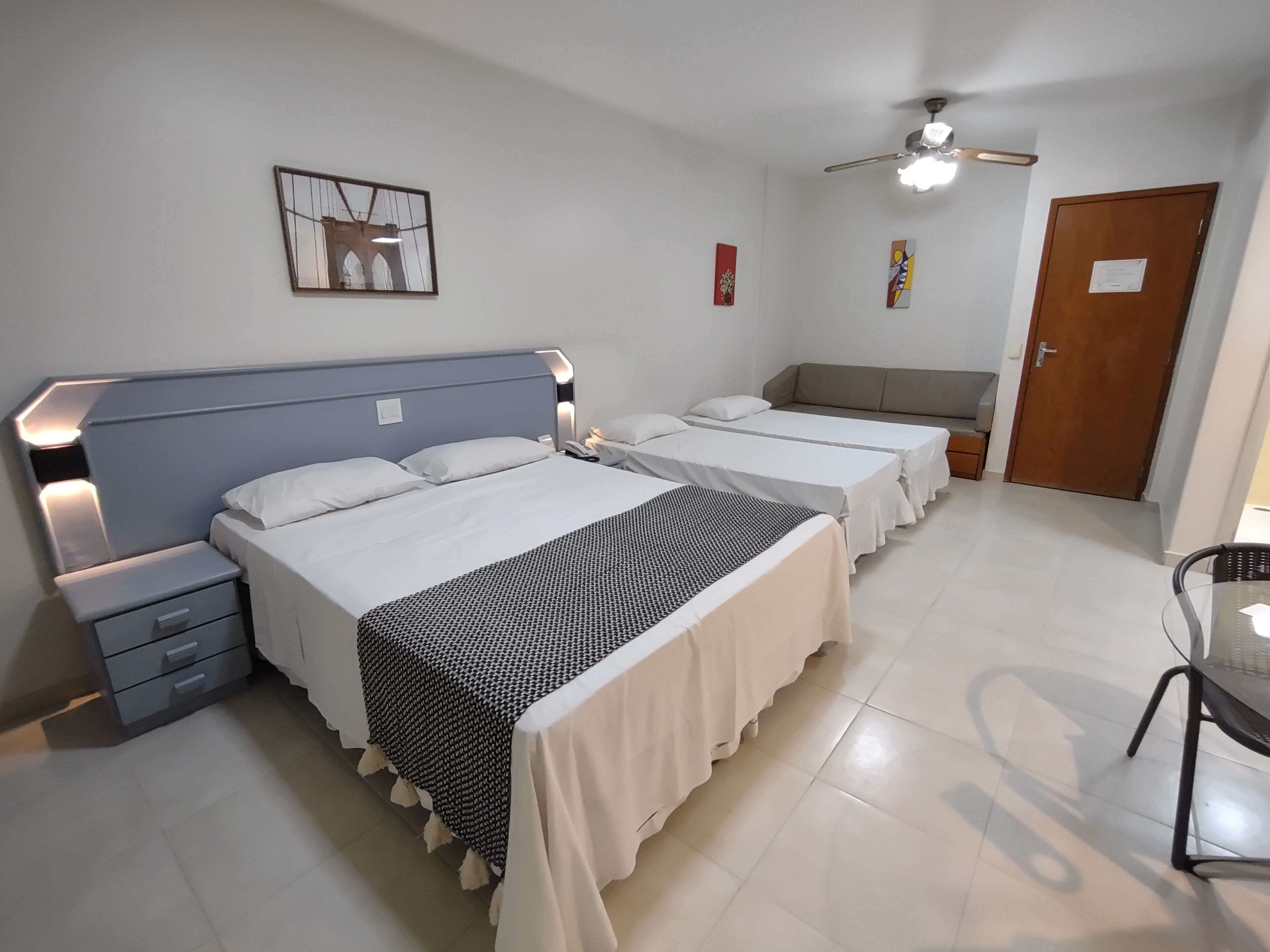 Luxury Studio, City View | Desk, laptop workspace, free WiFi