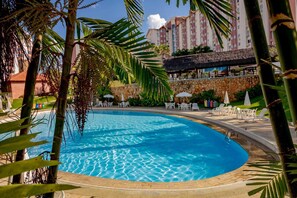 7 outdoor pools - Hot Springs Flat Apart Hotel c. Banheira (Caldas Novas)