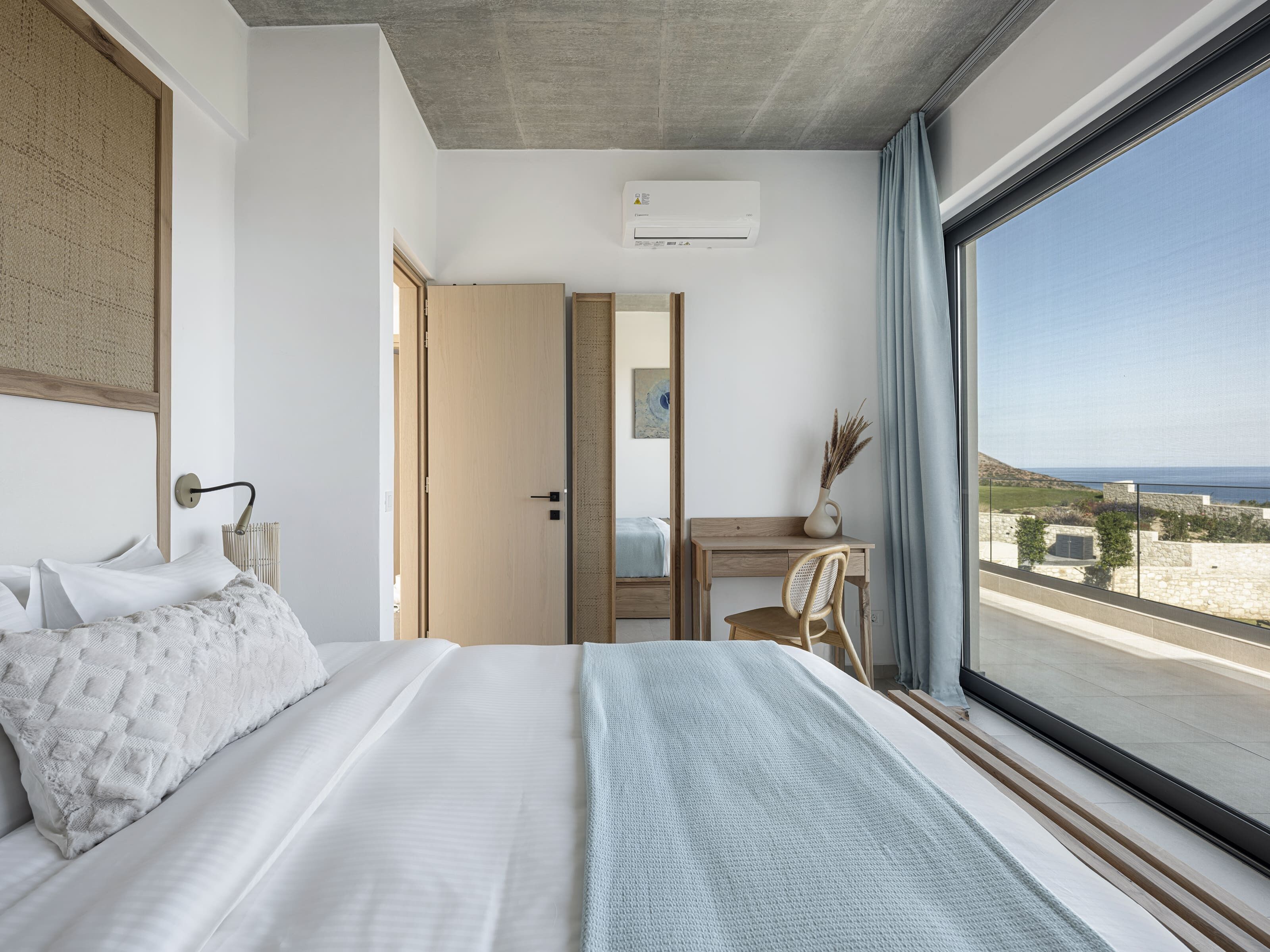 奢华别墅, 2 间卧室, 私人游泳池, 海景 | 防过敏的被褥、熨斗/熨衣板、免费 WiFi、床单