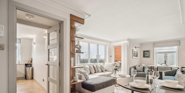 Living area - The Pembroke Penthouse - Luxury 2Bed in Kensington (London)
