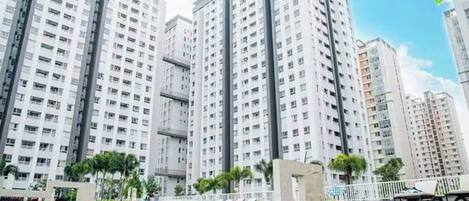 Voorkant van accommodatie