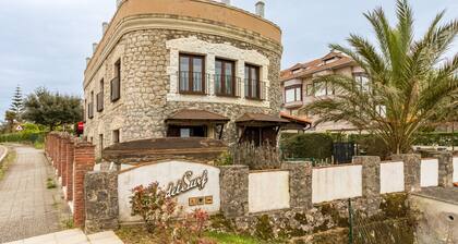 Casa Del Surf Somo: Room 3 with Sea Views and Private Garden