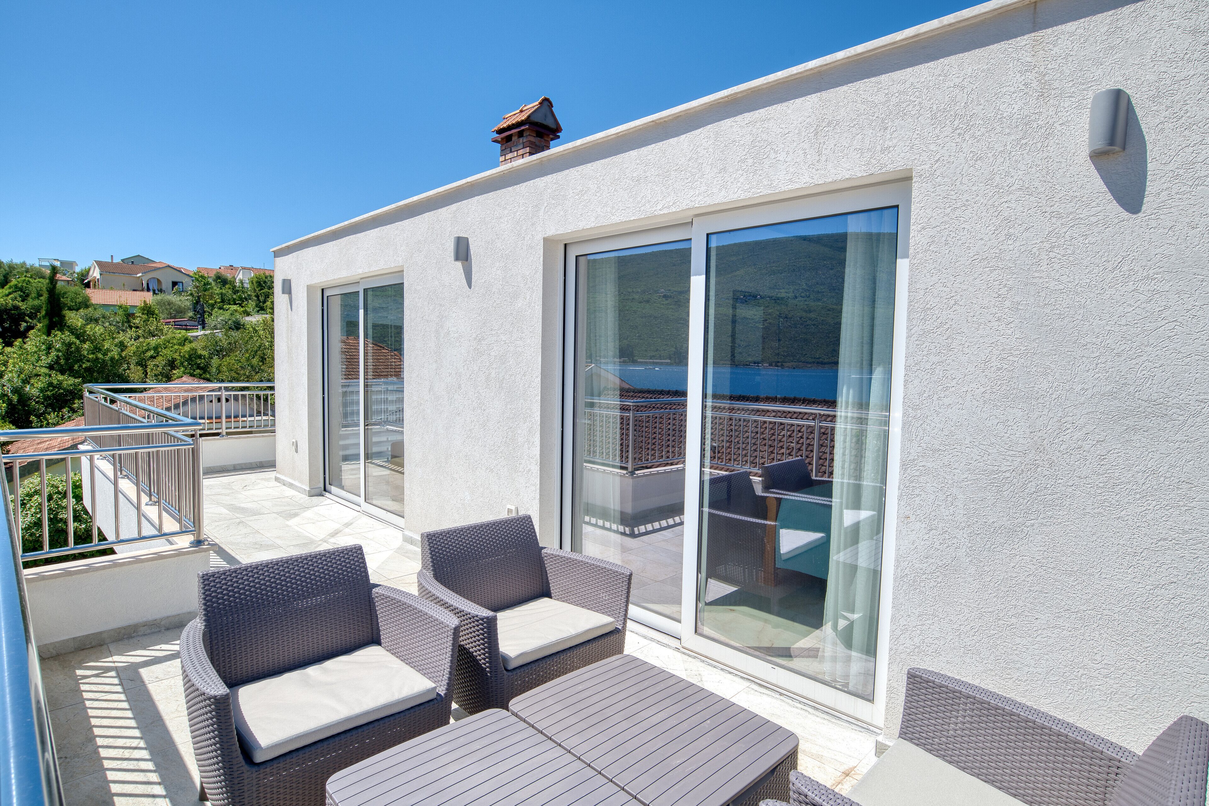 Penthouse, Balcony, Sea View | Terrace/patio