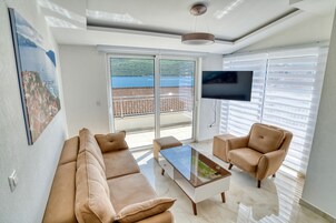 Cobertura, sacada, vista para o mar | Cofres nos quartos, quartos à prova de som