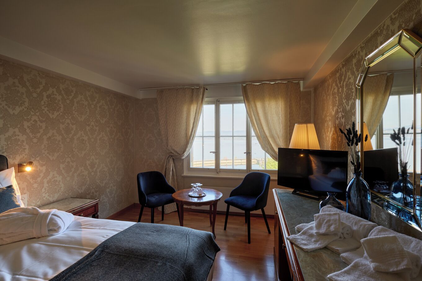 Chambre Double Panoramique, vue lac