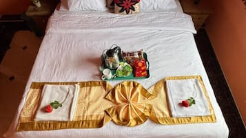 Deluxe-Doppelzimmer, Balkon, Gartenblick