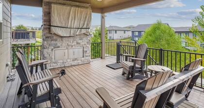 300 on Abigail.
4BR/3BA. Large kitchen. Deck with TV. Playground.