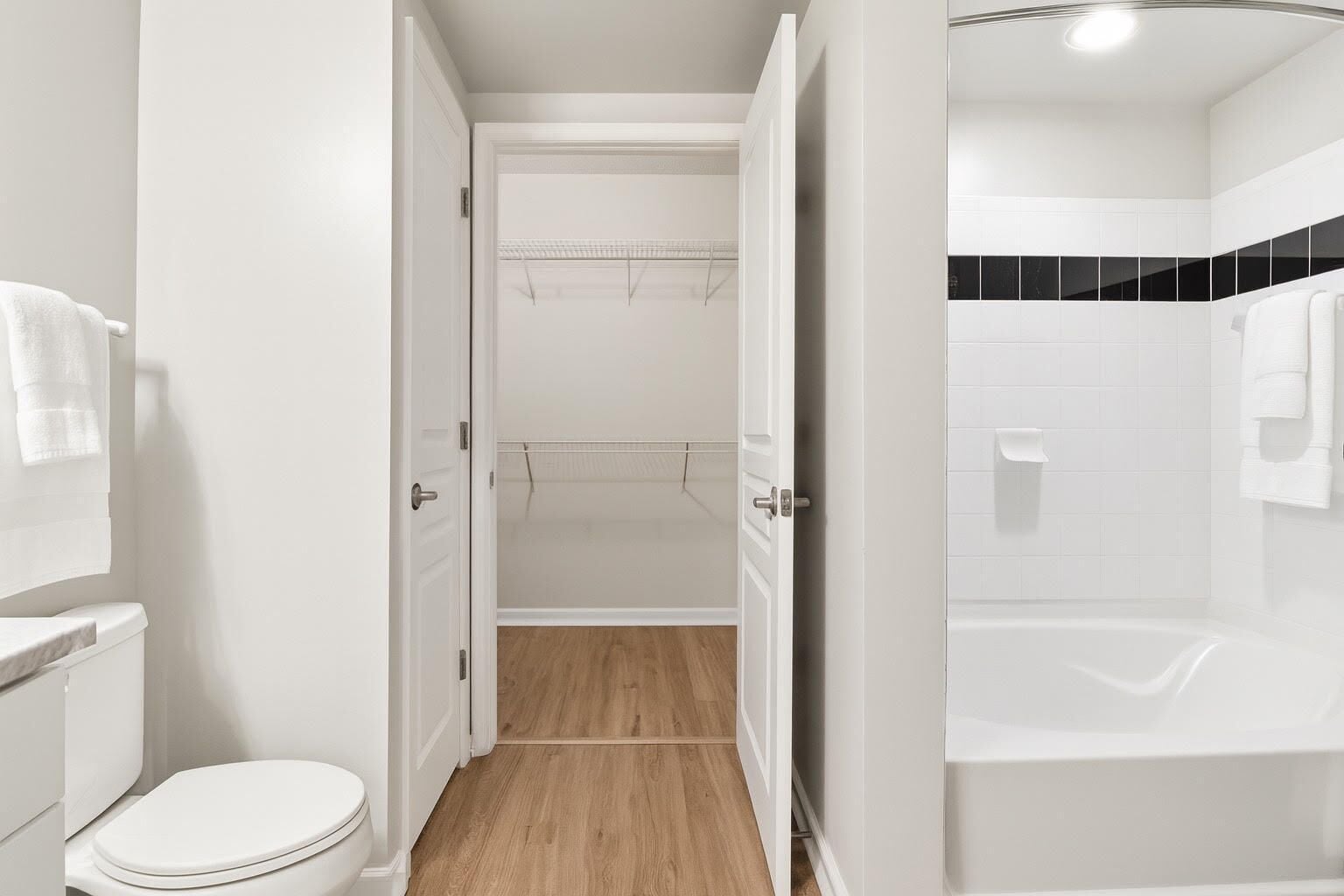Towels, toilet paper
