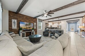 TV, video games, offices - New!! Storybook Estate | 9BR Luxury Retreat with Theater, Arcade & Pool (Kissimmee)