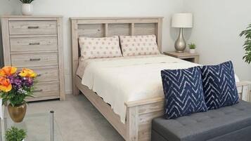 1 habitación, tabla de planchar con plancha, wifi y ropa de cama