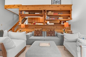 TV, fireplace, computer monitors - RMR: Alpine Fir 722 Condo in The Aspens/Wilson, WY (Wilson)