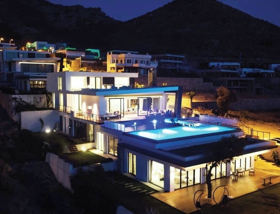 Villa Deluxe, vue mer | Surmatelas, coffres-forts dans les chambres, décoration personnalisée