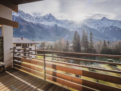 Spacious apartment with parking and pets allowed, near Chamonix