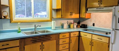 Microwave, oven, stovetop