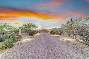 Property grounds - Private, Peaceful, and Spacious Desert Tucson Villa with Heated Pool and Hot Tub (Tucson)