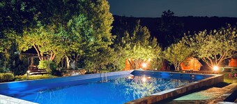 Spacious Wooden Bungalow with Pool – Ideal for Couples or Families