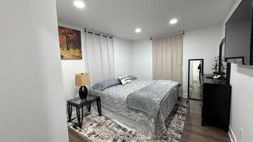 4 bedrooms, iron/ironing board, travel crib, free WiFi