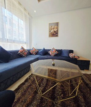 Living area - PARADISE OF LOVE 5 MIN FROM THE BEACH (Agadir)