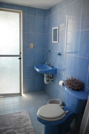 Serviettes fournies, savon, papier toilette