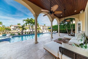 Et oppvarmet basseng