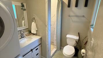 Shower, hair dryer