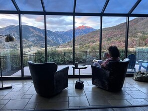 Interior - Hot tub, Fireplace, Ski Sundance in 10, 80" theater, Two king suites, Sleeps 10 (Provo)