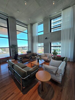 Living area - The best view from 34 floor in the very best Spot of Buenos Aires. Puerto Madero (Buenos Aires)