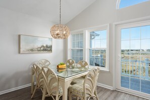 Dining - 2BR Retreat/ Steps to Beach + Stunning Sunset (North Topsail Beach)
