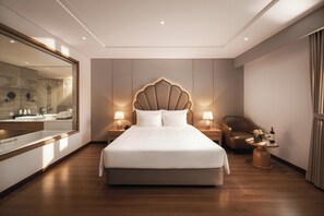 Premier Double Room, 1 King Bed, City View | Memory foam beds, free minibar items, in-room safe - Anyla Grand Hotels (Thanh Hóa)