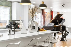 Dining - NEW!! 5BR Play Paradise: Mini Golf, Hot Tub, Cinema, Gym, Arcade, Grand Piano (Arvada)